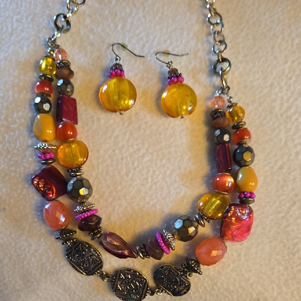 Ruby Rd. Vibrant Multicolor Necklace and Earring Set - Picture 3 of 4